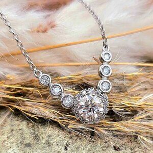 1 ct D Moissanite 8H8A 925 Bracelet